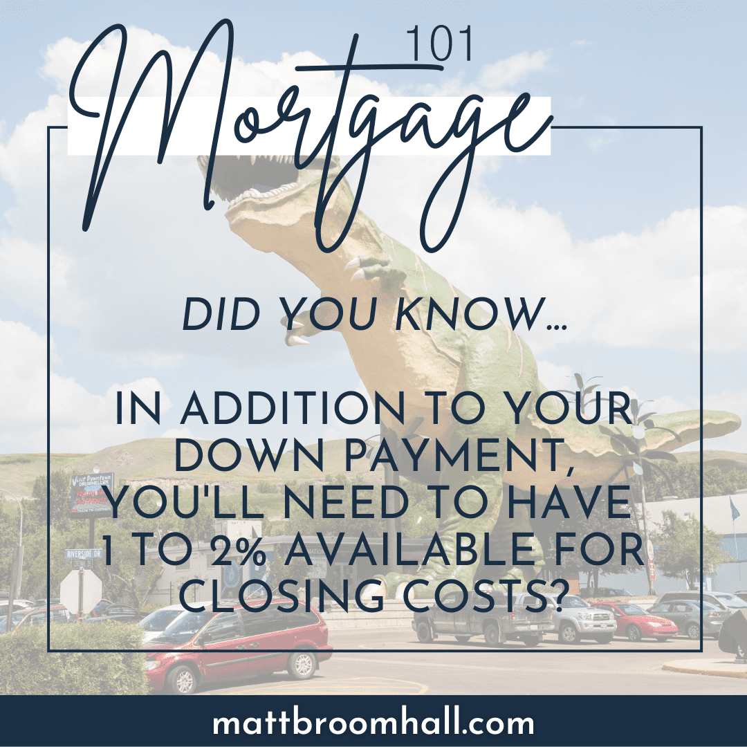 Did You Know: In Addition To Your Down Payment, You'll Need To Have Closing Costs?
